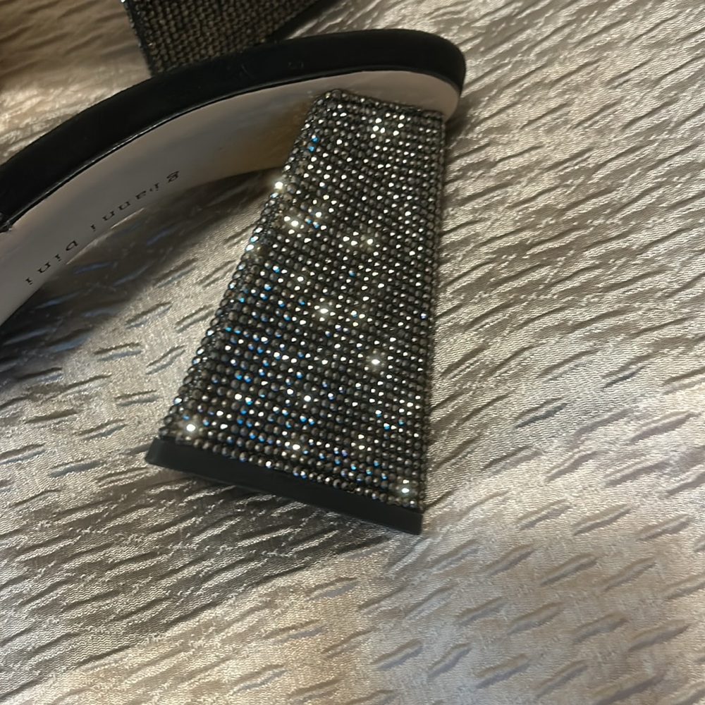 Gianni Bini Rhinestone Triangular Heels - Picture 6 of 6